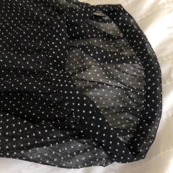 Vintage Polka Dot 3/4 Sleeve Blouse - Picture 6 of 11